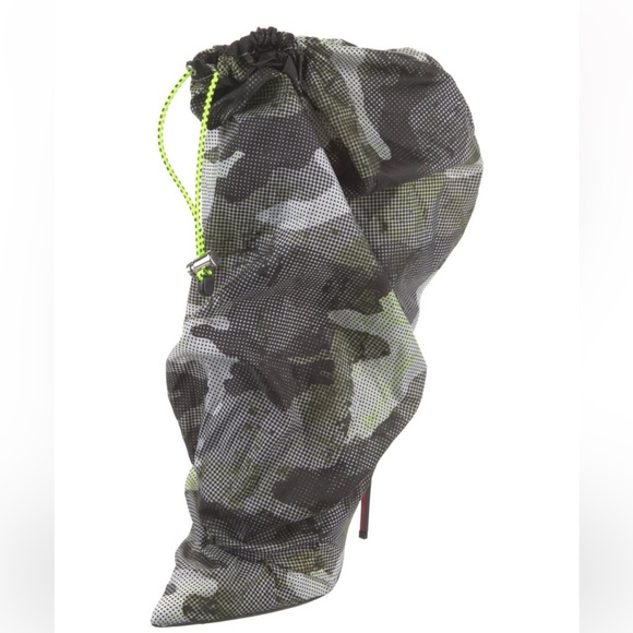 Christian Louboutin Printed Fabric Booties